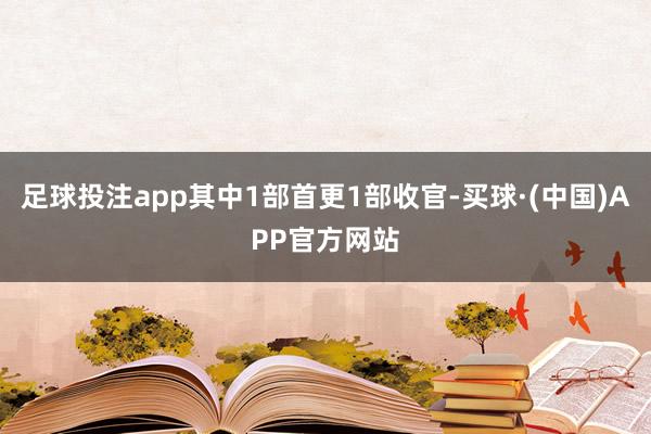 足球投注app其中1部首更1部收官-买球·(中国)APP官方网站