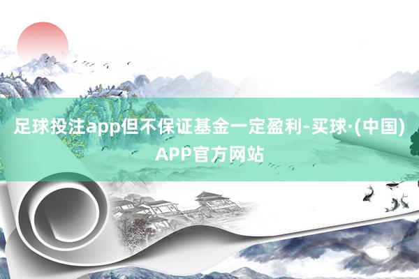 足球投注app但不保证基金一定盈利-买球·(中国)APP官方网站