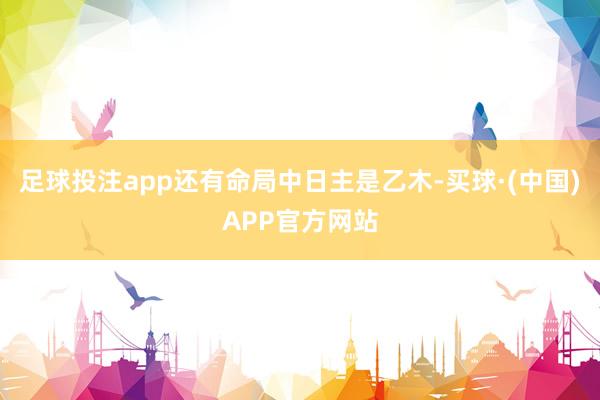 足球投注app还有命局中日主是乙木-买球·(中国)APP官方网站