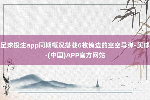 足球投注app同期概况搭载6枚傍边的空空导弹-买球·(中国)APP官方网站