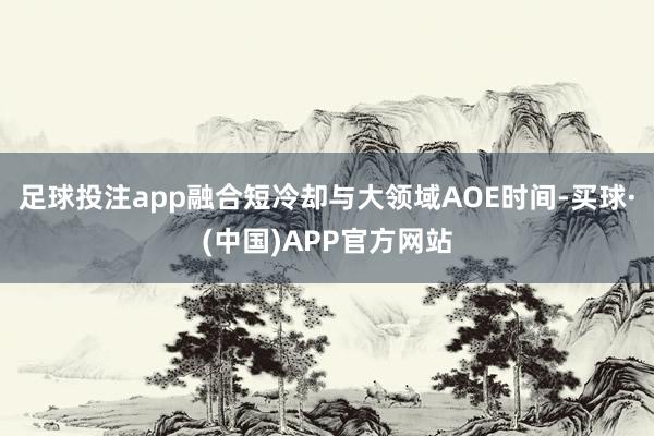 足球投注app融合短冷却与大领域AOE时间-买球·(中国)APP官方网站