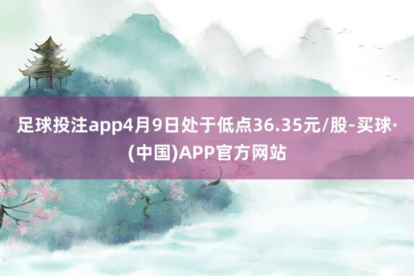 足球投注app4月9日处于低点36.35元/股-买球·(中国)APP官方网站
